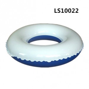Wholesale in Cheap Price Promotional Inflatable PVC Swimming Ring for Adult and Children LS10022