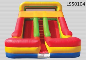 Double Slide Inflatable Slide with high quality LS50104