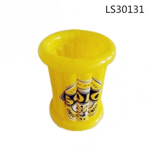 wholesale factory price pvc inflatable ice cola bucket LS30131