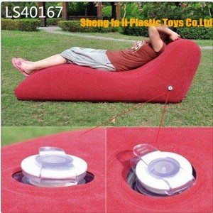Outdoor inflatable sofa bed for leisure LS40167
